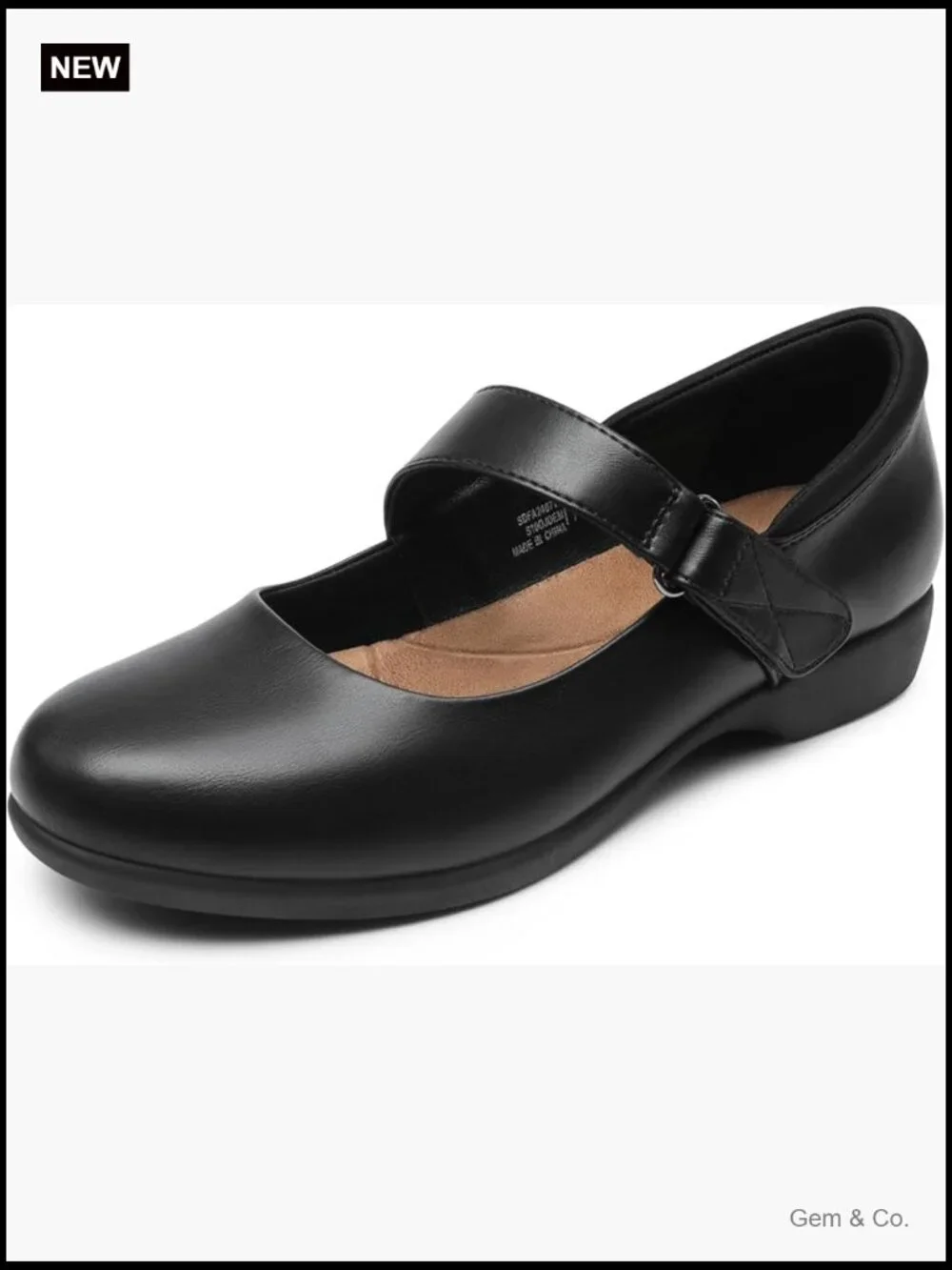 Women's Ballet Mary Jane Flats, Comfortable Dress Shoes with Ankle Strap